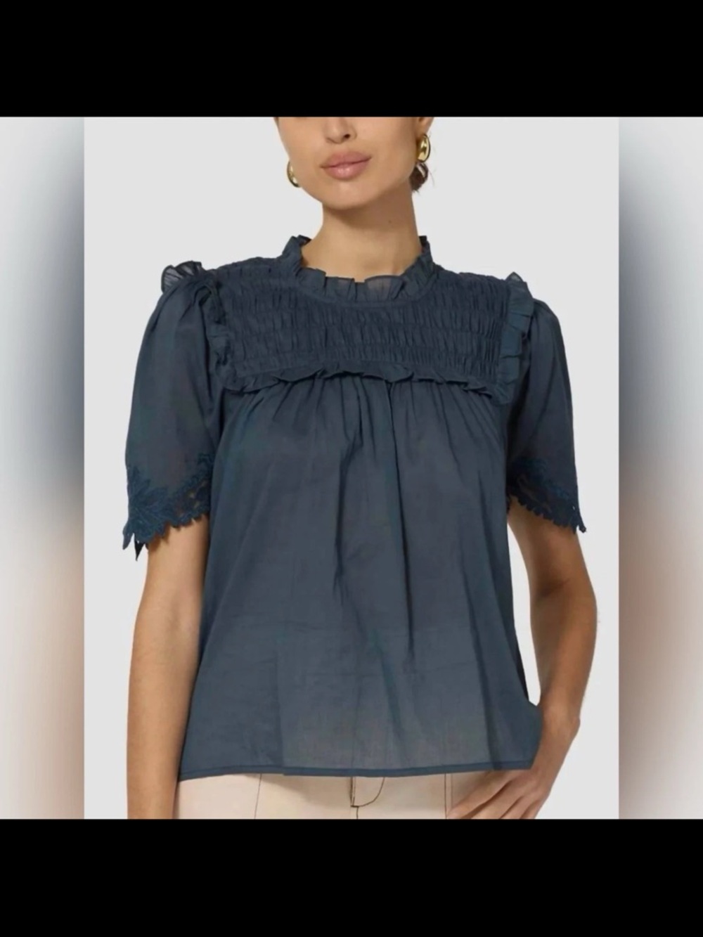 Cleobella Nicky Short Sleeve Blouse